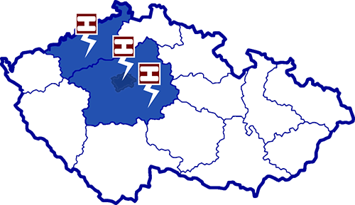 Google mapa montáž a revize hromosvodů hromyblesky.cz Praha